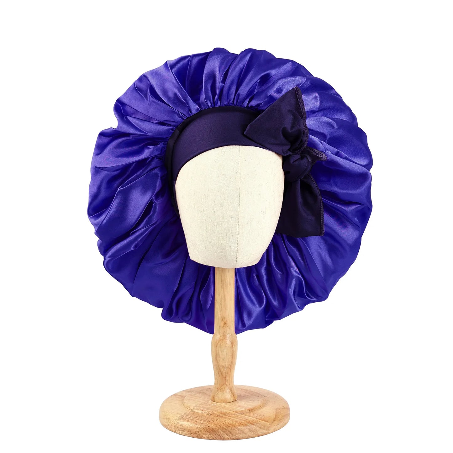 Satin Bonnet Silky with Stretchy Tie Band