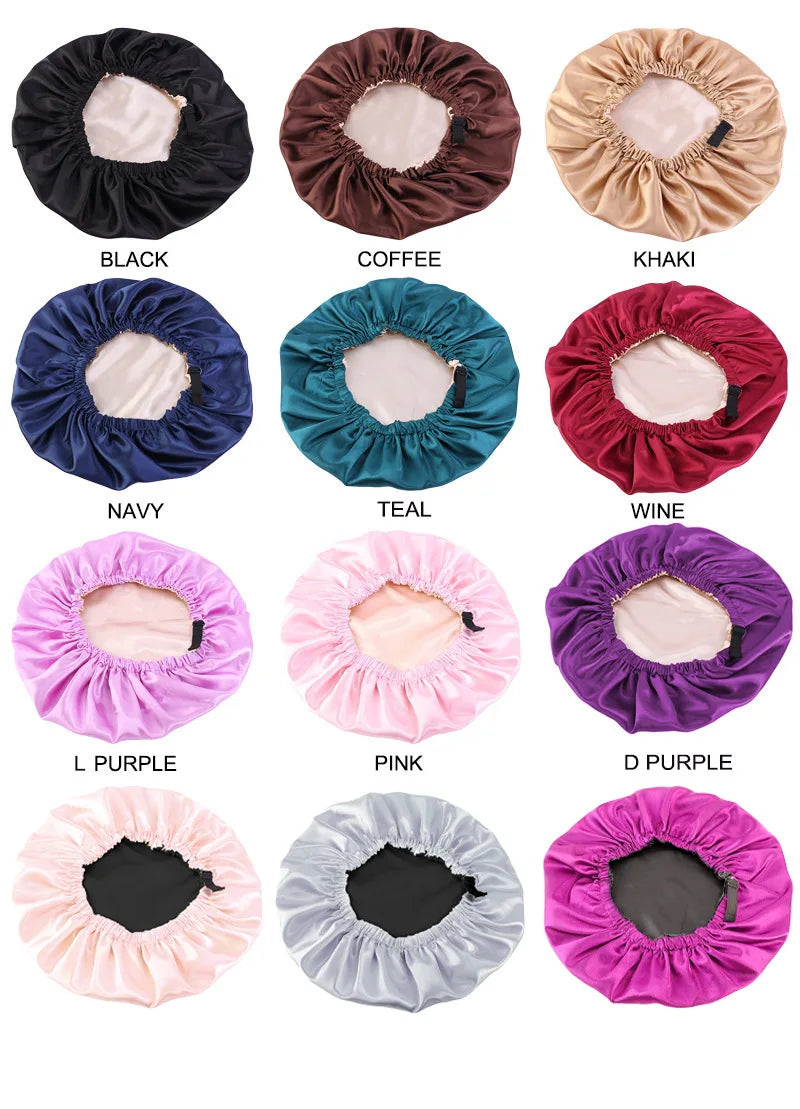Adjustable Silk Bonnet