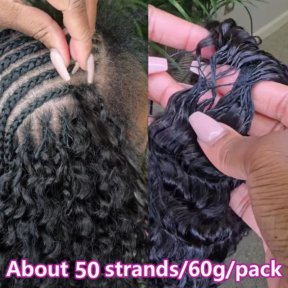 KinkySoft Crochet Human Hair - Miracle Knotless